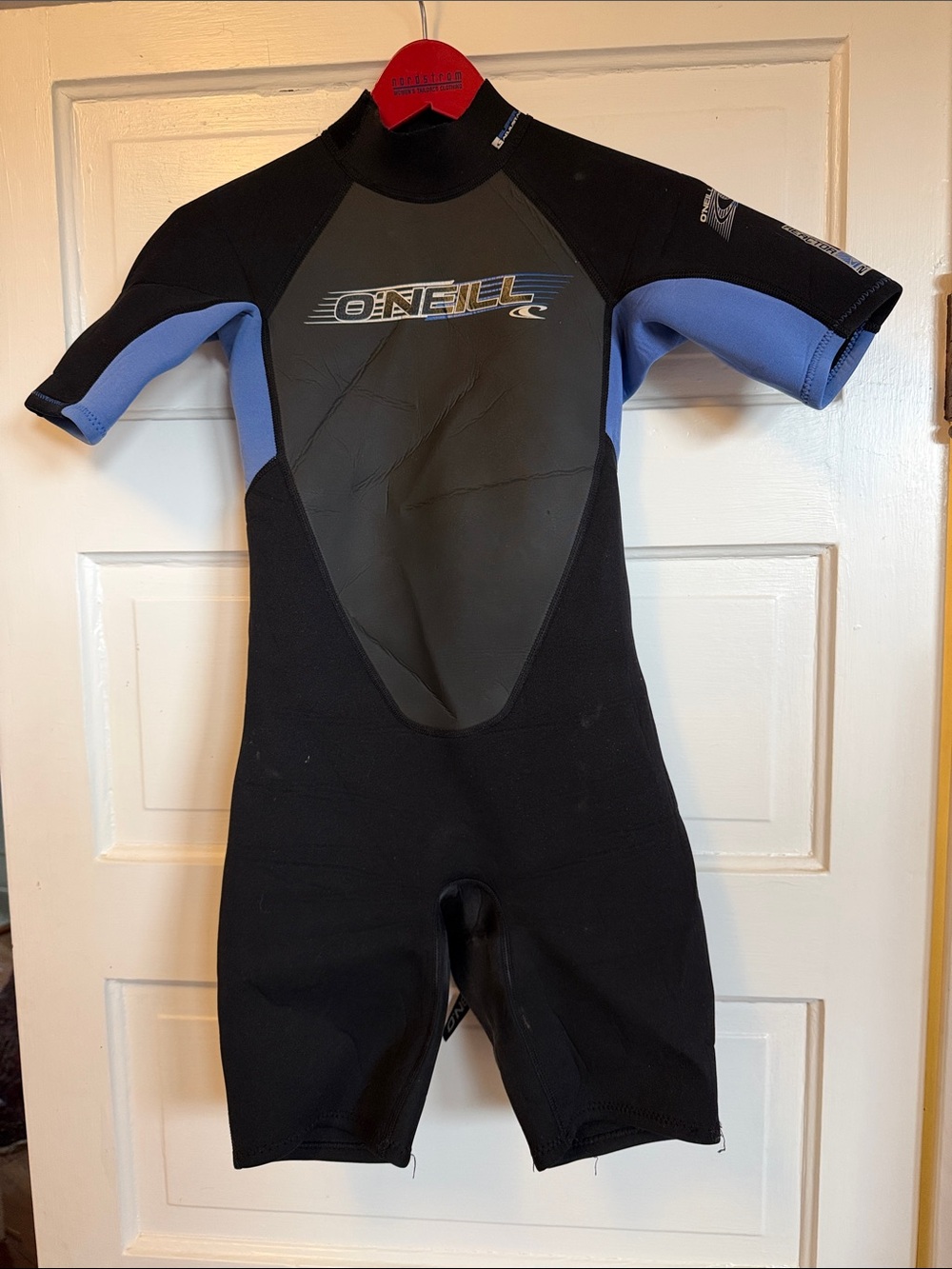 O'Neill Kids Shortie Wetsuit 2mm - Black with Light Blue